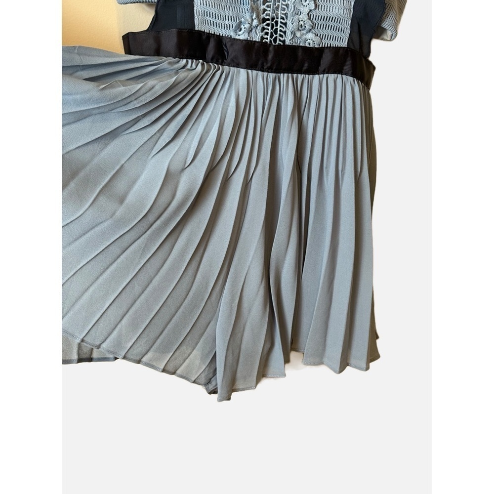 MDS Collections Beria Pleated Skorts Romper in Blue M - Picture 6 of 9